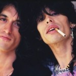 TOXIC TWOSOME: In Aerosmith's tell-all autobiography, "Walk This Way," Perry says the band stopped being musicians who dabbled in drugs and instead became junkies who dabbled in music. Only divine intervention has allowed them to tell the tale.