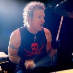 DRUM UNTIL YOUR DREAMS COME TRUE: Joey Kramer and his Aerosmith band mates have sold more than 150 million albums since leaving their drug- and roach-infested apartment at 1325 Commonwealth Avenue in Boston during the early 1970s. (photo by Ross Halfin)