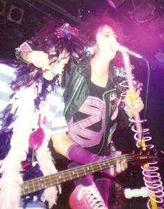 ZERO BOYS: t.Odd with singer Sammy Serious back in their purple haze days as the Zeros.