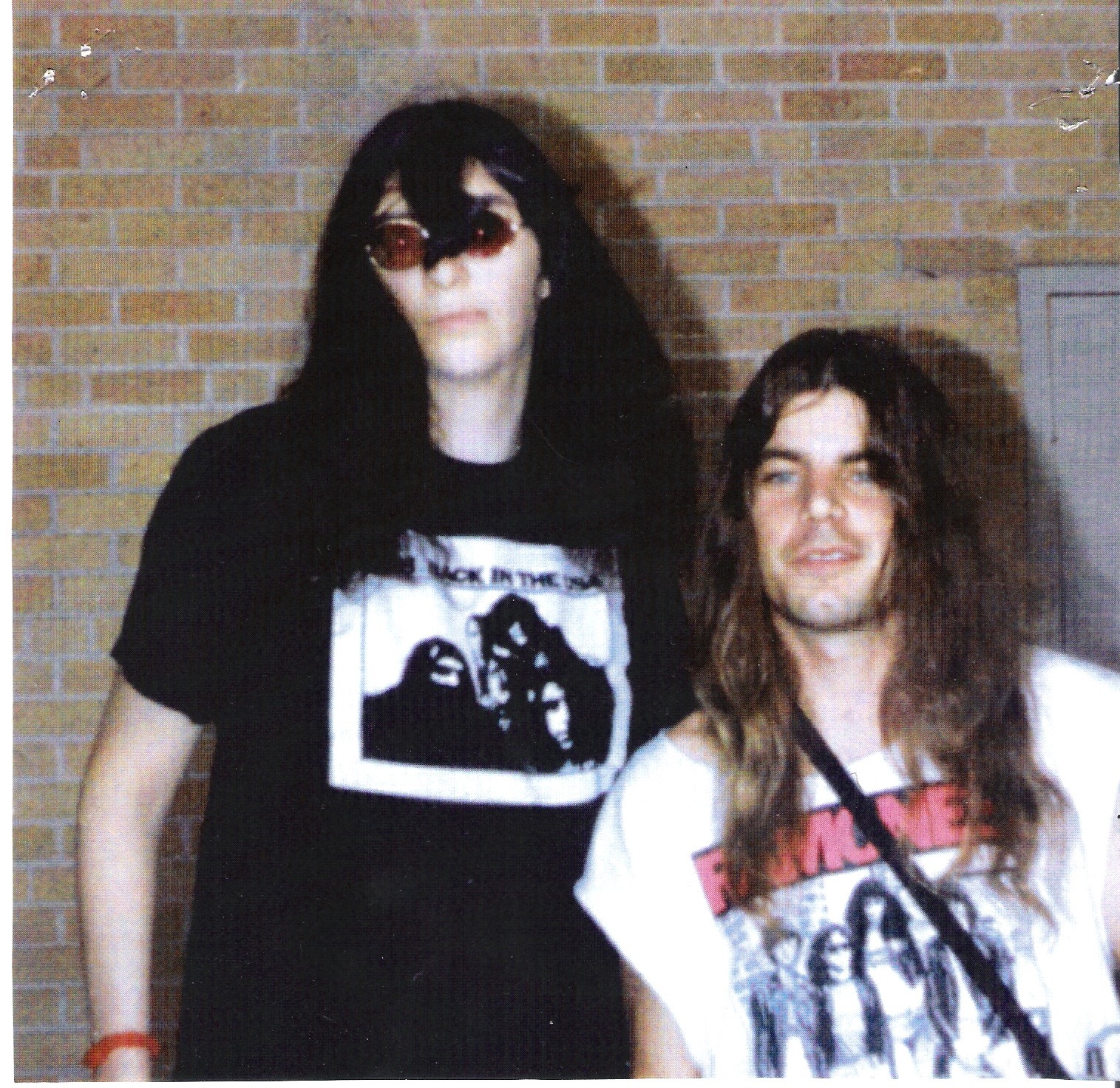 ADIOS, AMIGO: Me and Joey in Austin, Oct. 22, 1992. I was awestruck (still am).