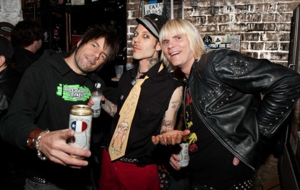FLASH BOYS: Metal Dave, Nick Curran and Frankie Nowhere at Emo’s, 2011 (Photo by @Jerry Milton)