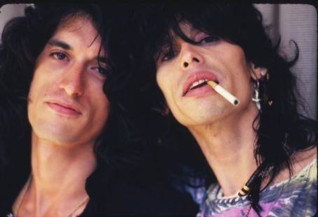 TOXIC TWOSOME: In Aerosmith's tell-all autobiography, "Walk This Way," Perry says the band stopped being musicians who dabbled in drugs and instead became junkies who dabbled in music. Only divine intervention has allowed them to tell the tale.
