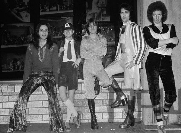 AC/DC circa '74: These boots were made for rockin'.